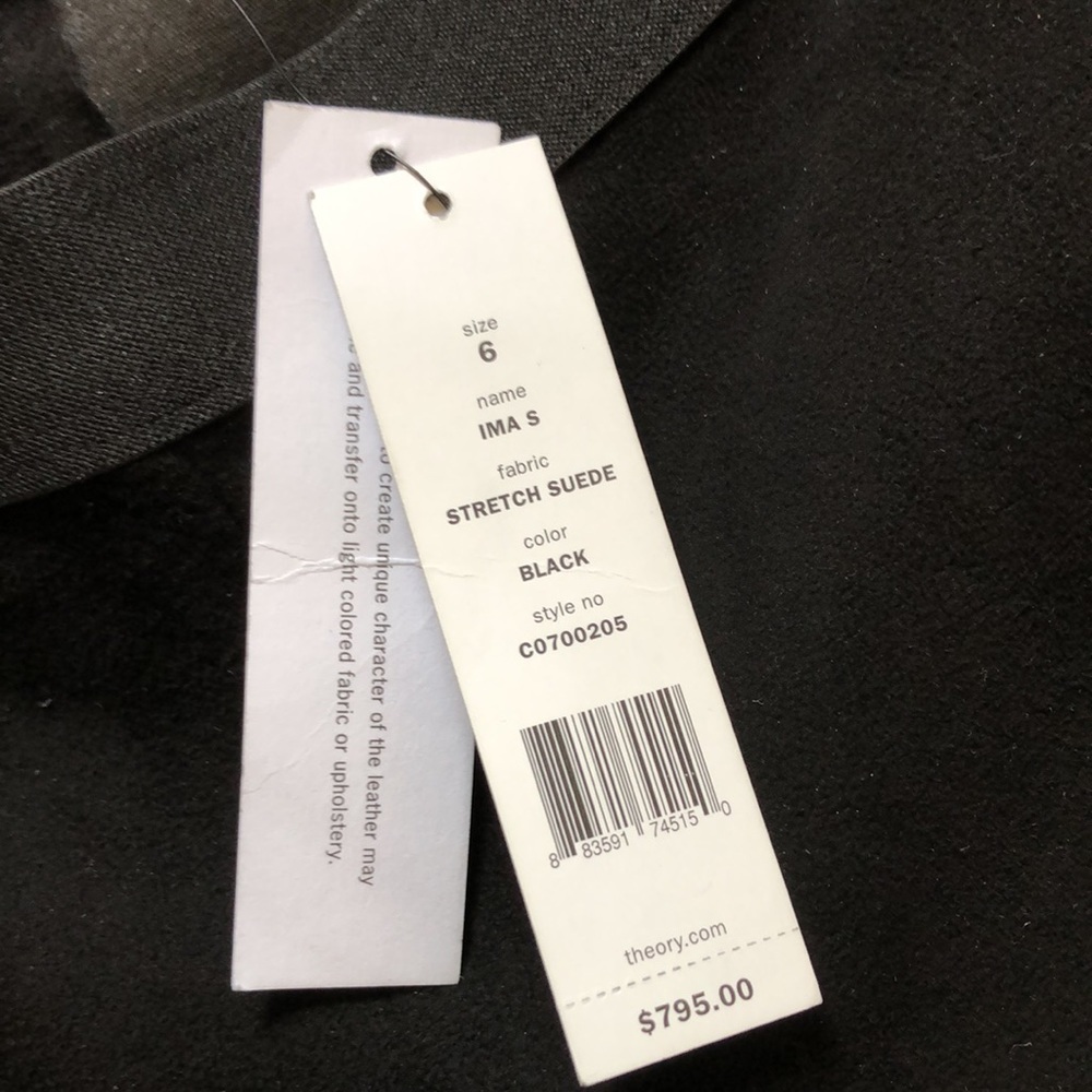 Theory Leather Pant NWT - Picture 4 of 9
